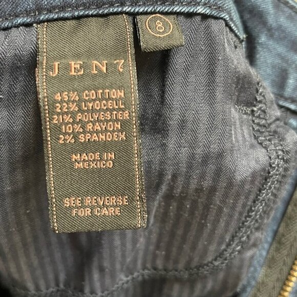 Jen7 by 7 for All Mankind high waisted skinny jeans Sz 8 - Picture 10 of 13